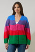 Moda Rainbow Button Down Cardigan
